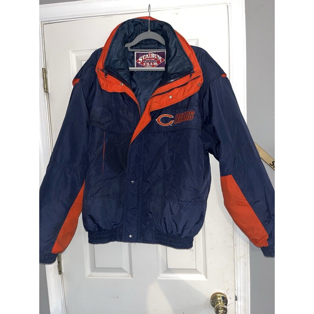 Vintage Chicago Bears Stadium Collection Club Jacket XL Rare 90’s